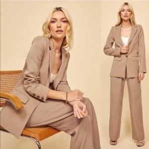 Reformation Major Tan Blazer